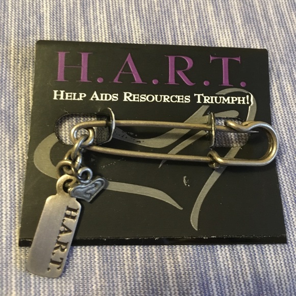 NEW H.A.R.T brooch for AIDS awareness - Picture 2 of 2